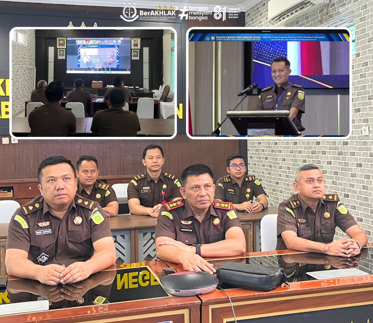 Focus Group Discussion (FGD) Jaksa Agung Muda Pengawasan mengenai Tugas dan Fungsi Pengawas Penuntut Umum terhadap Proses Hukum