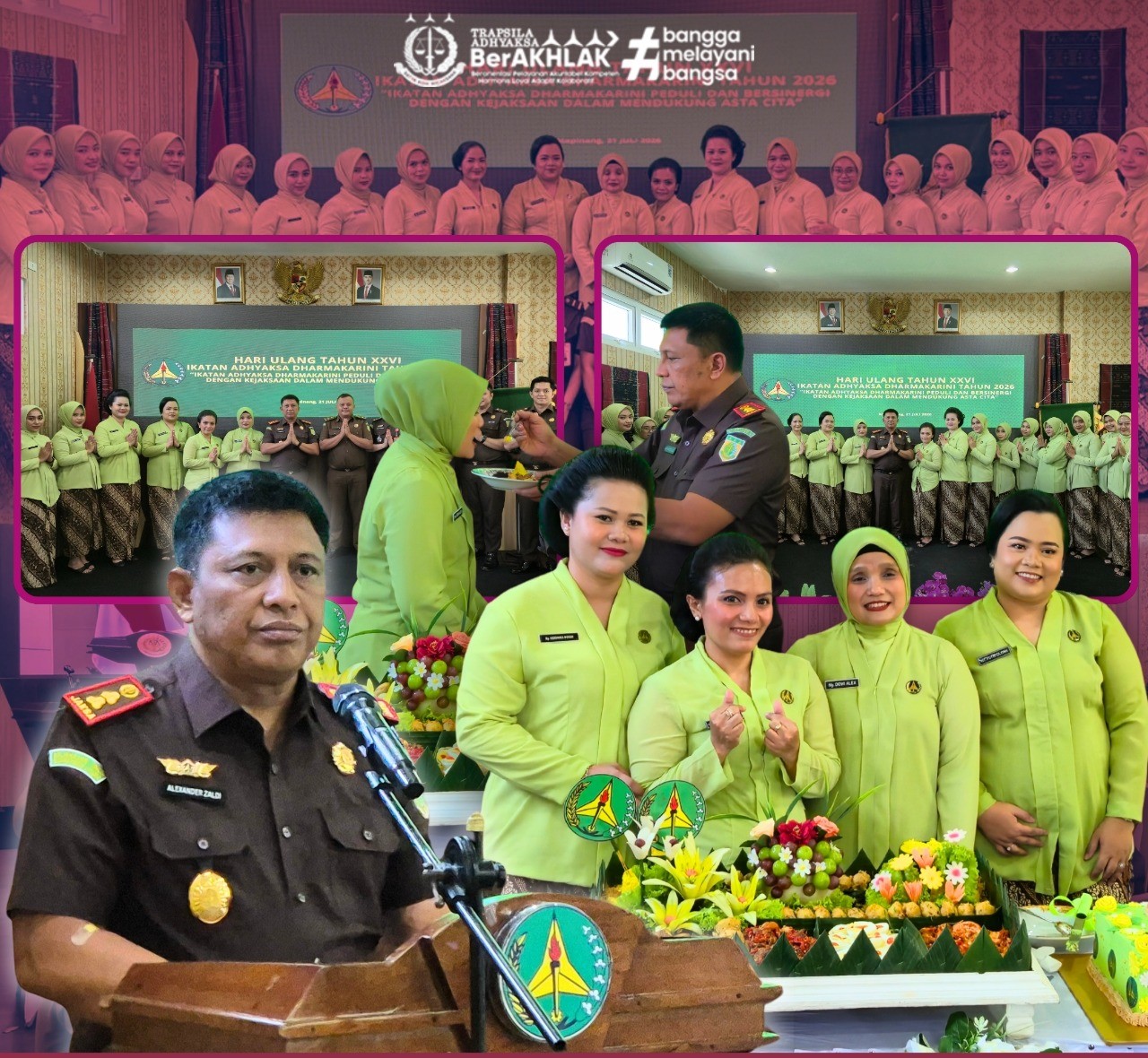 Ikatan Adhyaksa Dharmakarini Daerah (IAD) Labuhanbatu Selatan melaksanakan Upacara Hari Ulang Tahun Ke-XXVI Ikatan Adhyaksa Dharmakarini Tahun 2026