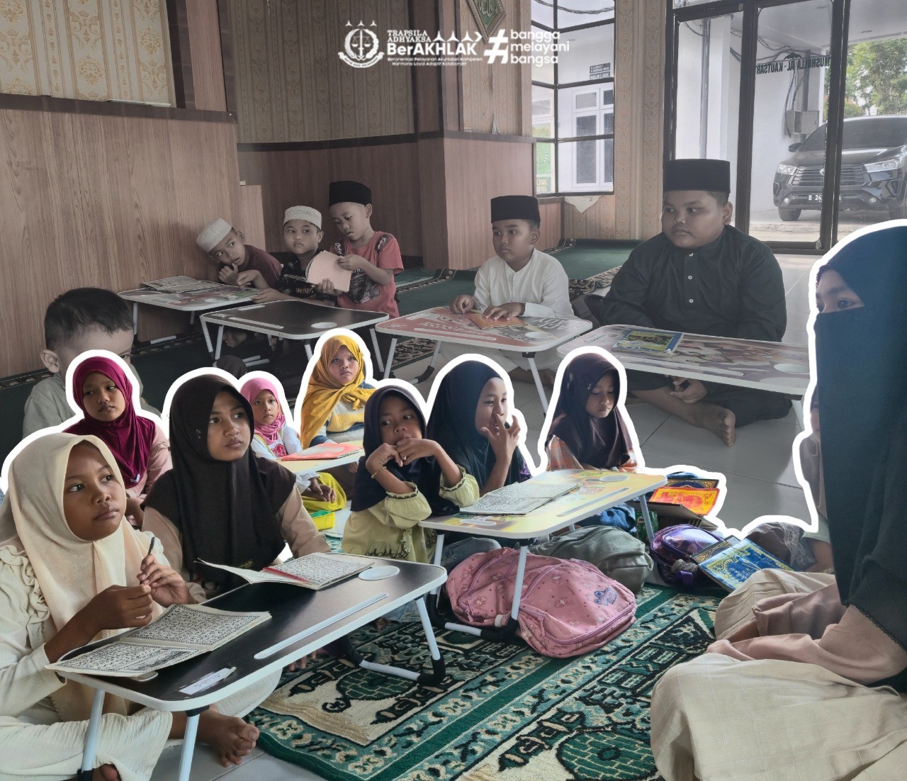 Kegiatan Taman Baca Al-Qur’an di Mushollah Al-kautsar Kejaksaan Negeri Labuhanbatu Selatan