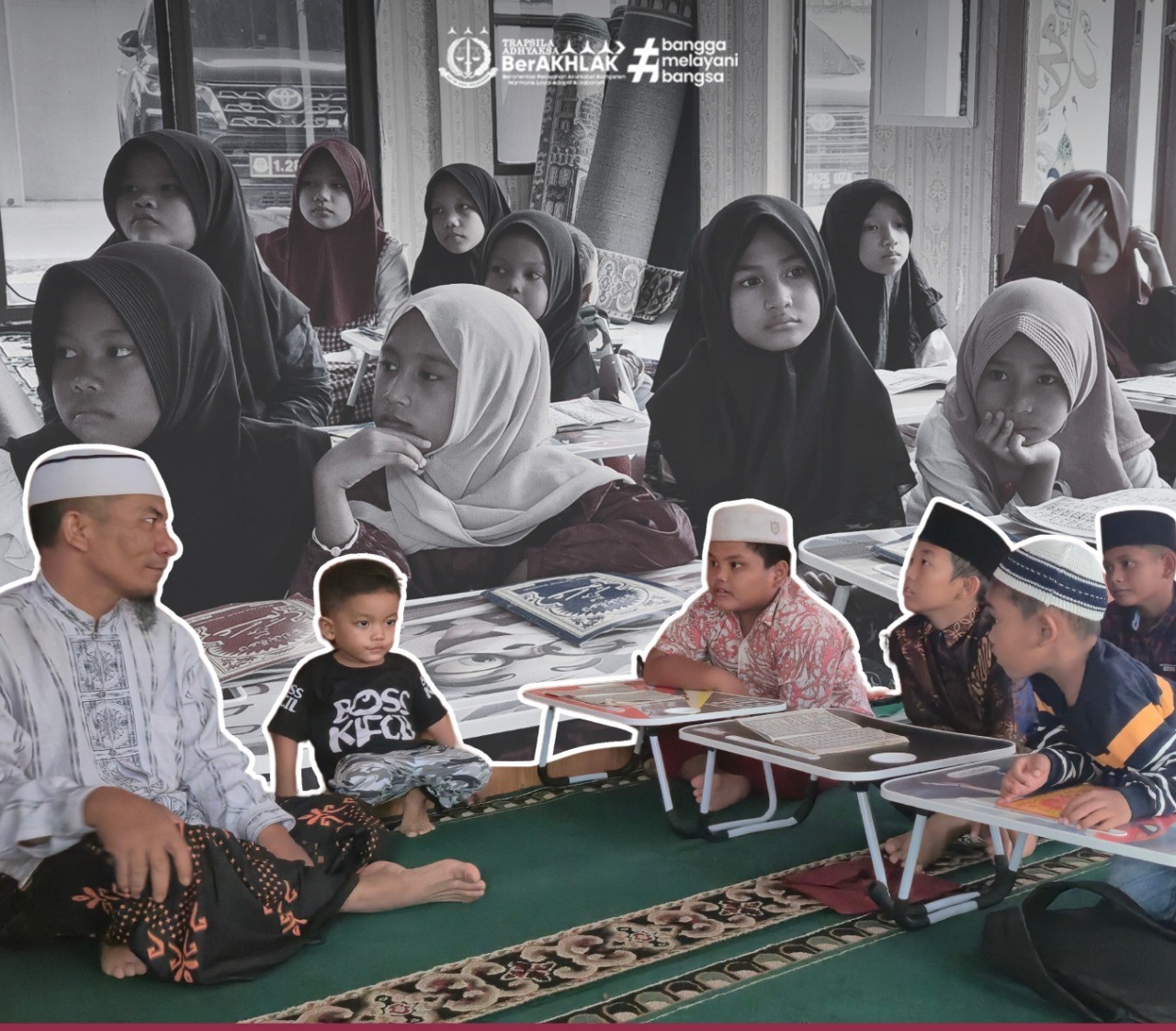 Kegiatan Taman Baca Al-Qur’an di Mushollah Al-kautsar Kejaksaan Negeri Labuhanbatu Selatan