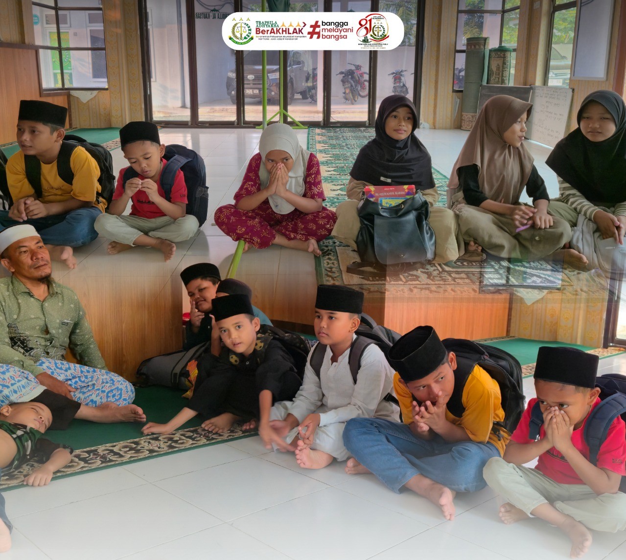 Kegiatan Taman Baca Al-Qur’an di Mushollah Al-kautsar Kejaksaan Negeri Labuhanbatu Selatan