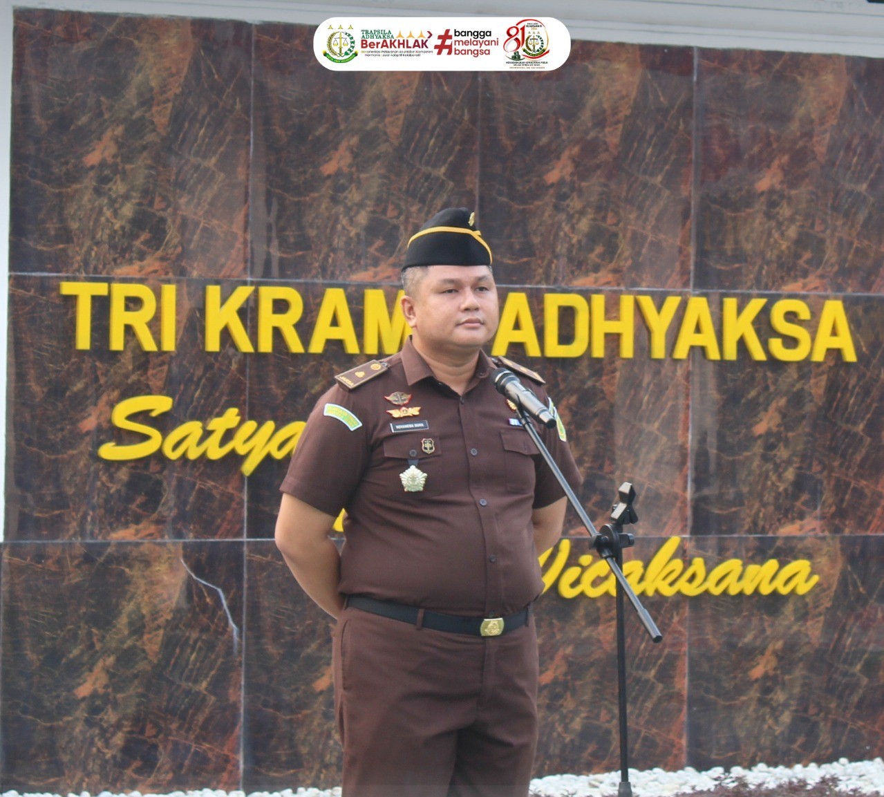 Kejaksaan Negeri Labuhanbatu Selatan melaksanakan Apel Pagi Senin, 14 September 2026