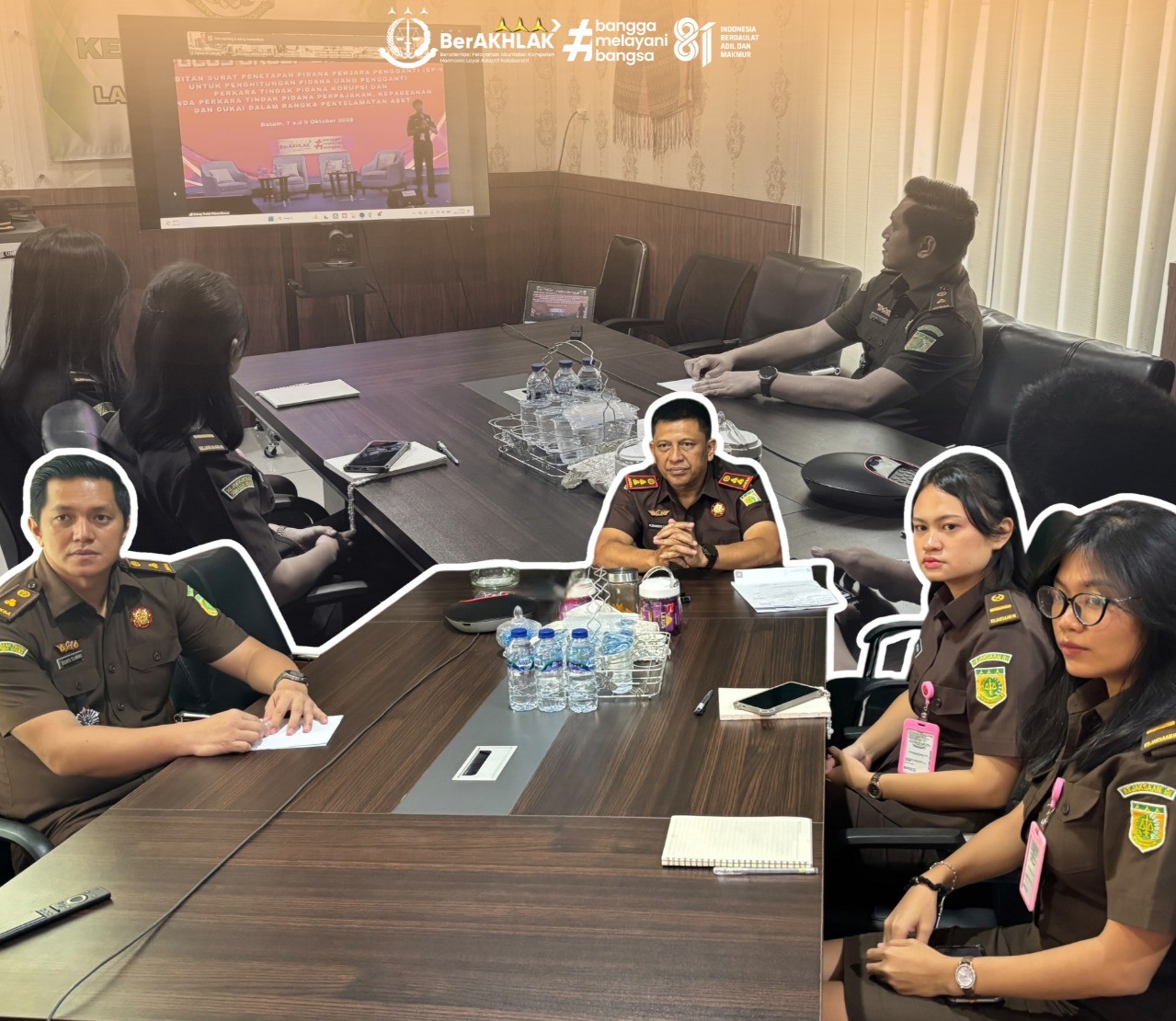 Kejaksaan Negeri Labuhanbatu Selatan mengikuti kegiatan Focus Group Discussion (FGD) Penerbitan Surat Penetapan Pidana Penjara Pengganti (SP-4)