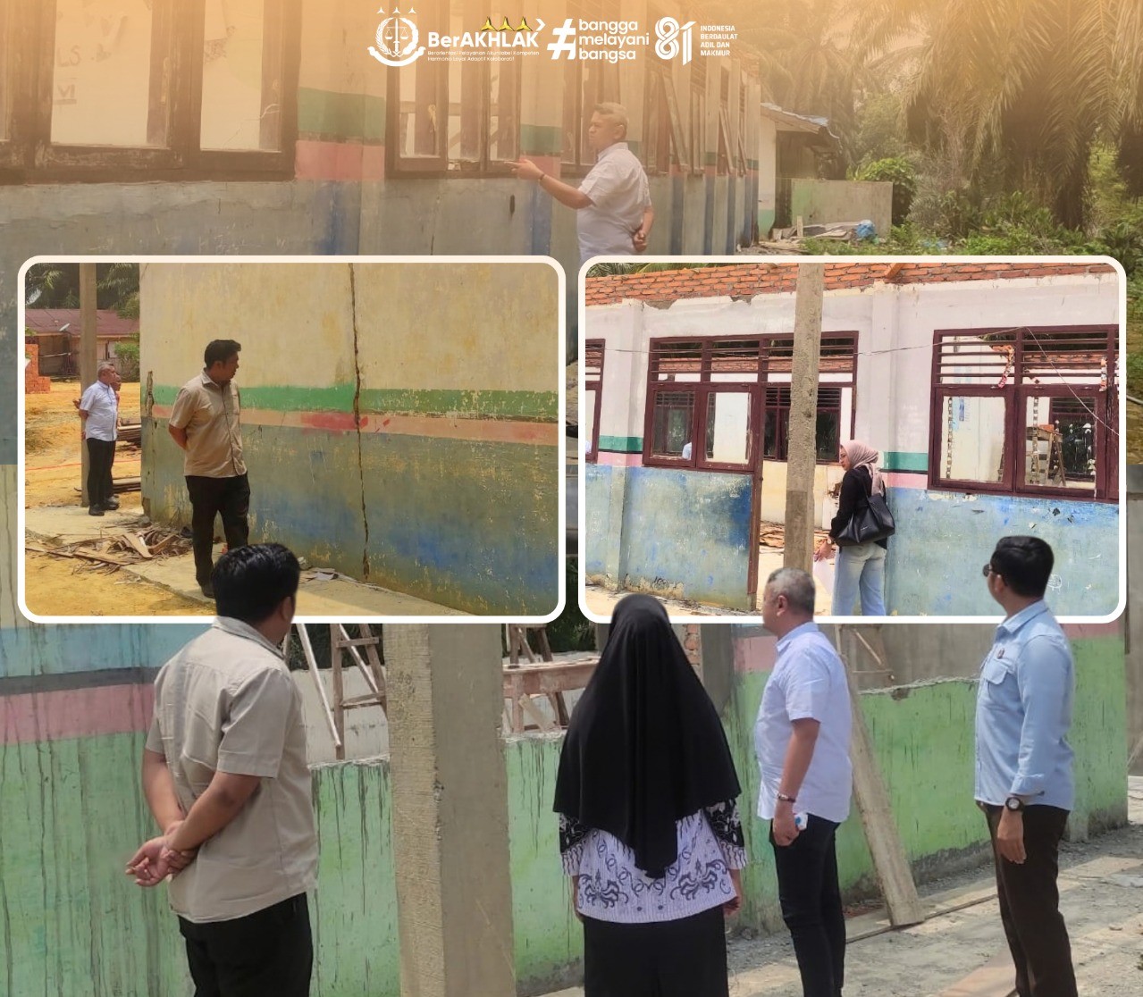 Peninjauan Lapangan Pendampingan Hukum Pelaksanaan Kegiatan Revitalisisasi Sekolah pada UPTD. SD Negeri 31 Pasir Tuntung dan UPTD. SD Negeri 30 Aek Batu Kabupaten Labuhanbatu Selatan