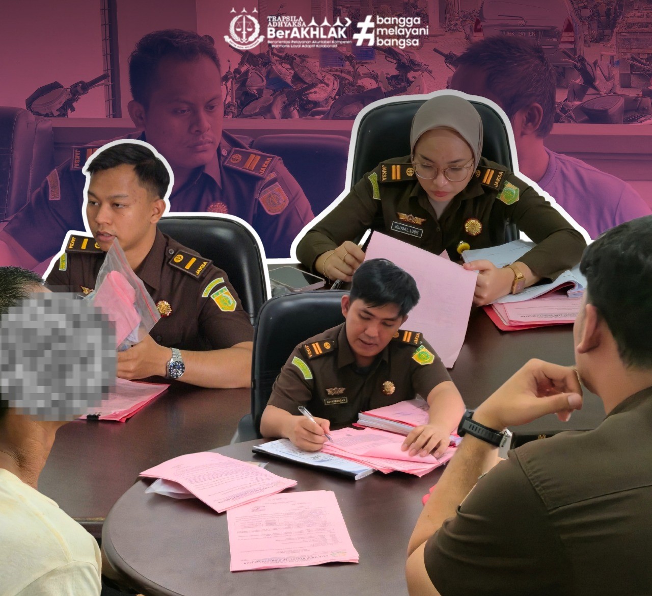 Penyerahan Para Tersangka dan Barang Bukti (Tahap II) Tindak Pidana Umum oleh Penyidik Polres Labuhanbatu Selatan
