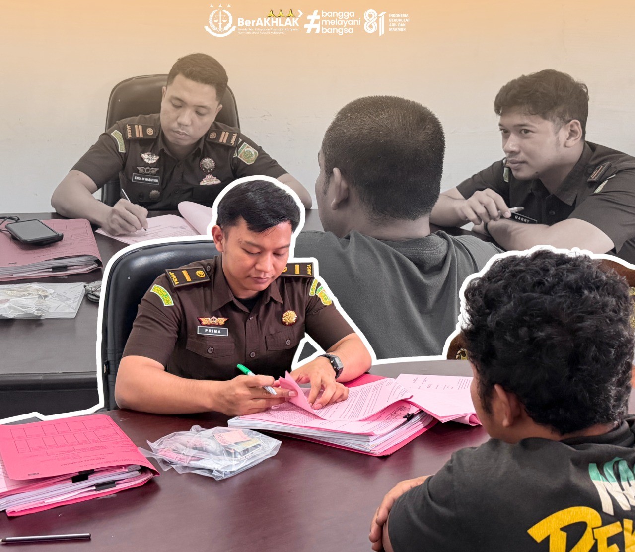 Penyerahan Para Tersangka dan Barang Bukti (Tahap II) Tindak Pidana Umum oleh Penyidik Polres Labuhanbatu Selatan