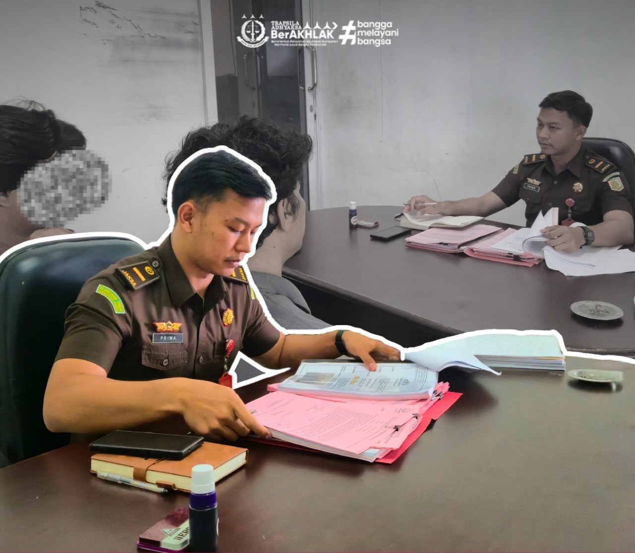 Penyerahan Para Tersangka dan Barang Bukti (Tahap II) Tindak Pidana Umum oleh Penyidik Polres Labuhanbatu Selatan kepada Jaksa Penuntut Umum