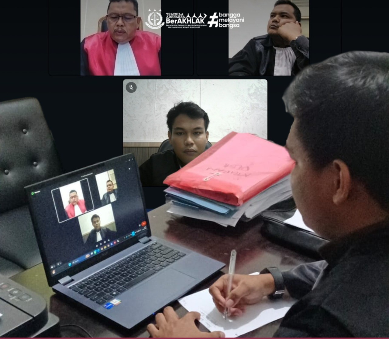 sidang dengan agenda Pembacaan Putusan Sela oleh Majelis Hakim dalam perkara Tindak Pidana Korupsi Pengadaan Plang “Sekolah Ramah Anak” di Sekolah UPTD SDN dan UPTD SMPN se-Kabupaten Labuhanbatu Selatan