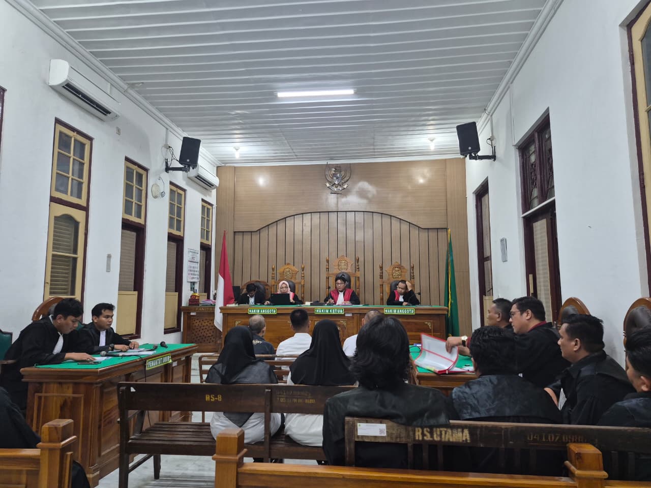 Sidang Perkara Tindak Pidana Korupsi Dinas Sosial Labuhanbatu Selatan Memasuki Agenda Pembacaan Surat Dakwaan