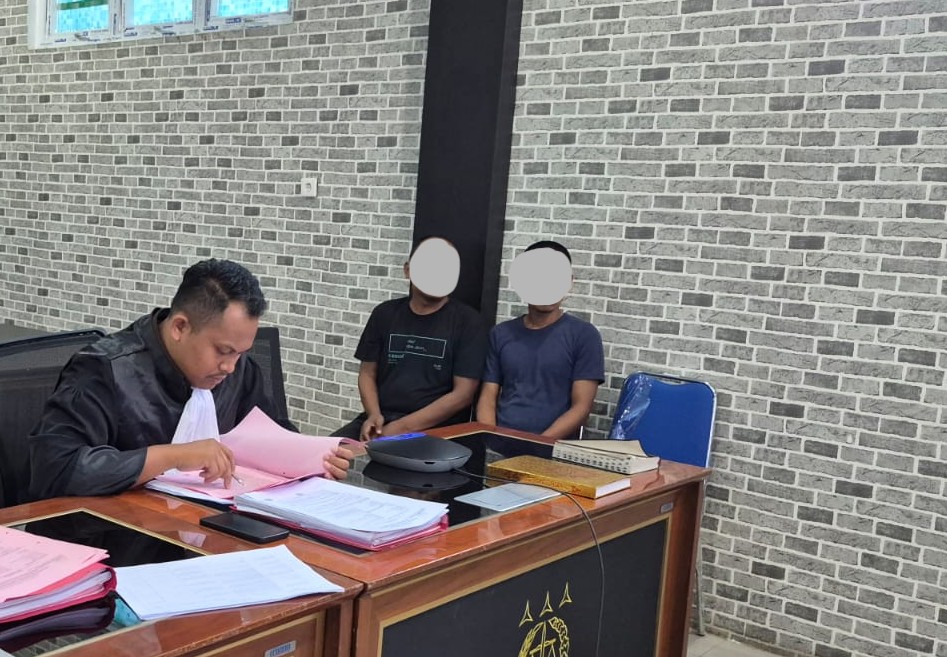 Sidang Tindak Pidana Umum pada Kejaksaan Negeri Labuhanbatu Selatan secara daring (online)